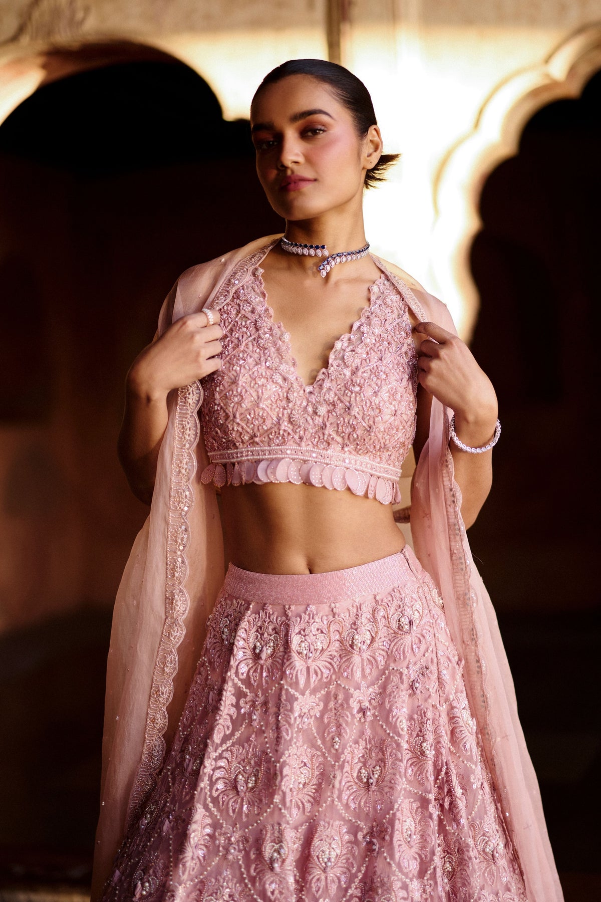 Munir Lehenga Set