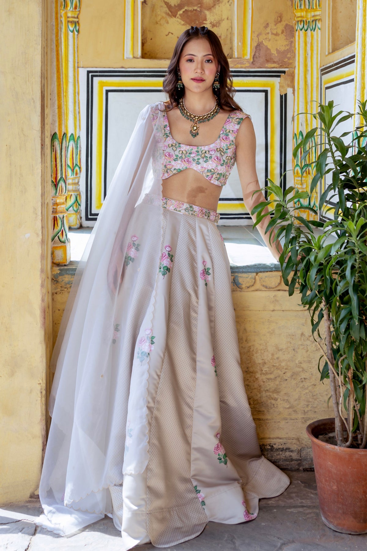 Moss Green Lehenga