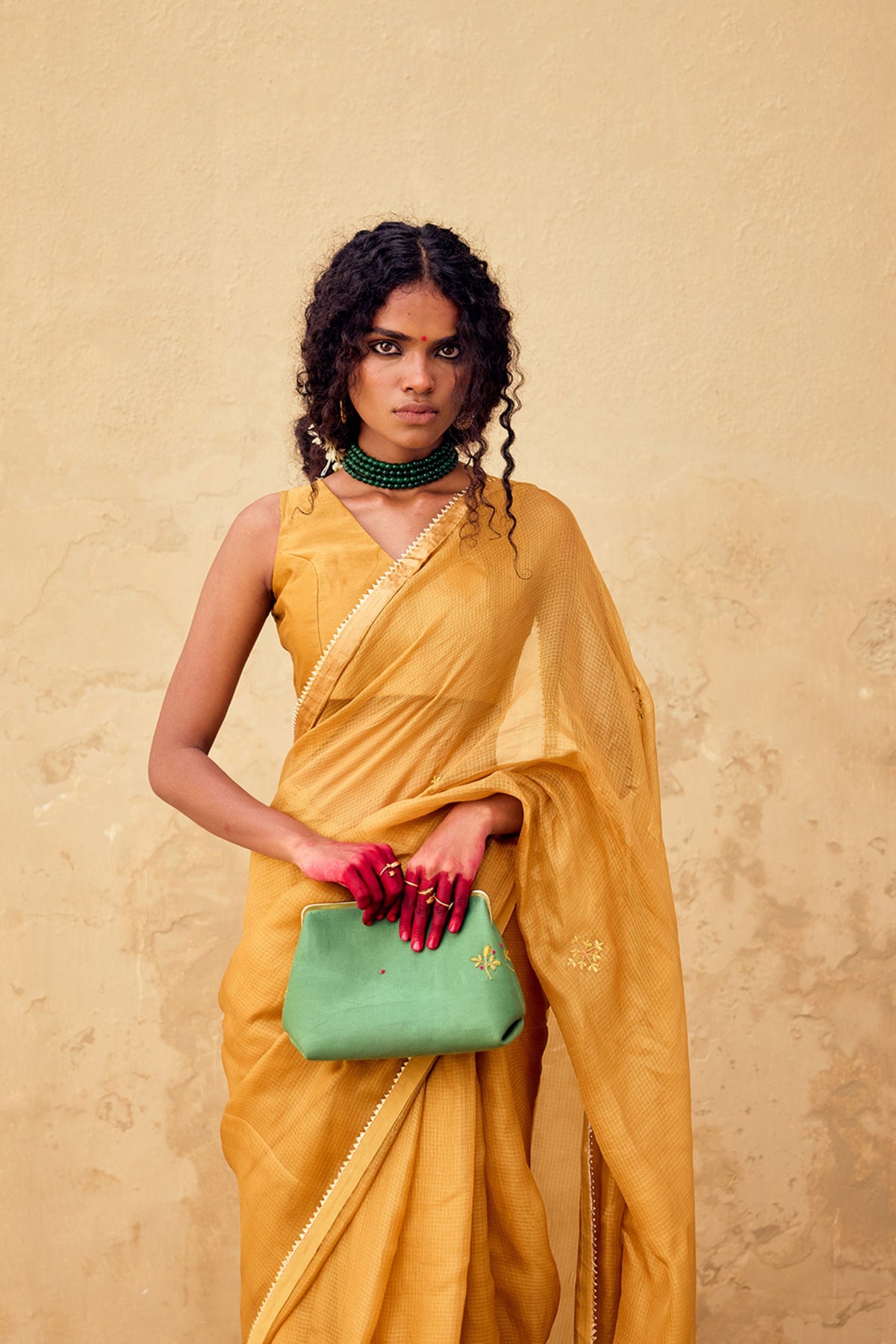 Dhoop Saree in Yellow