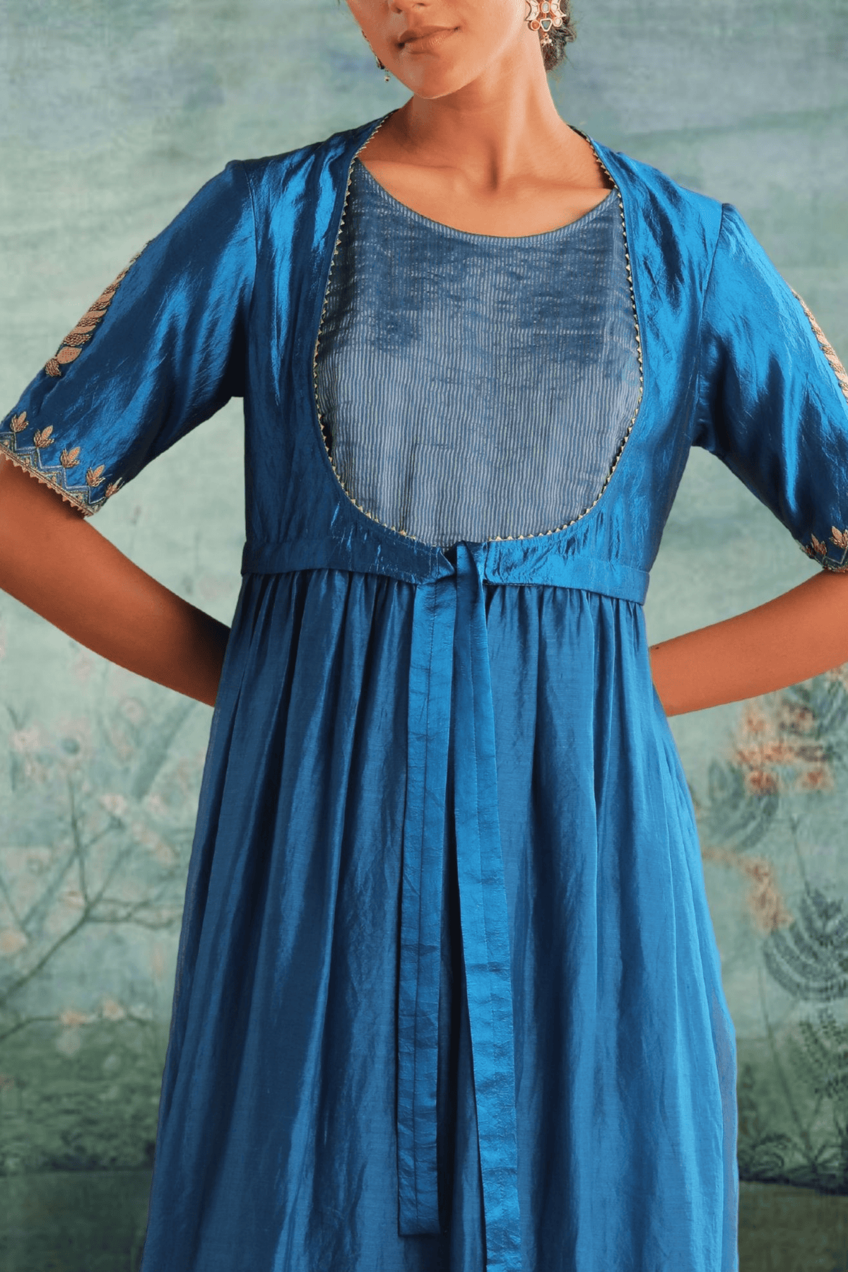 Matka Yoke Slit Tunic Set