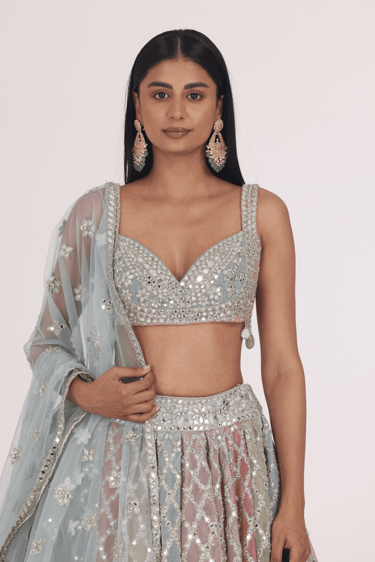 Multicolour Lehenga Set