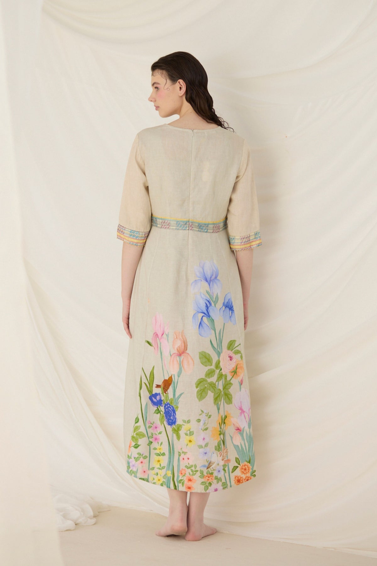 Ash Embroidered Dress