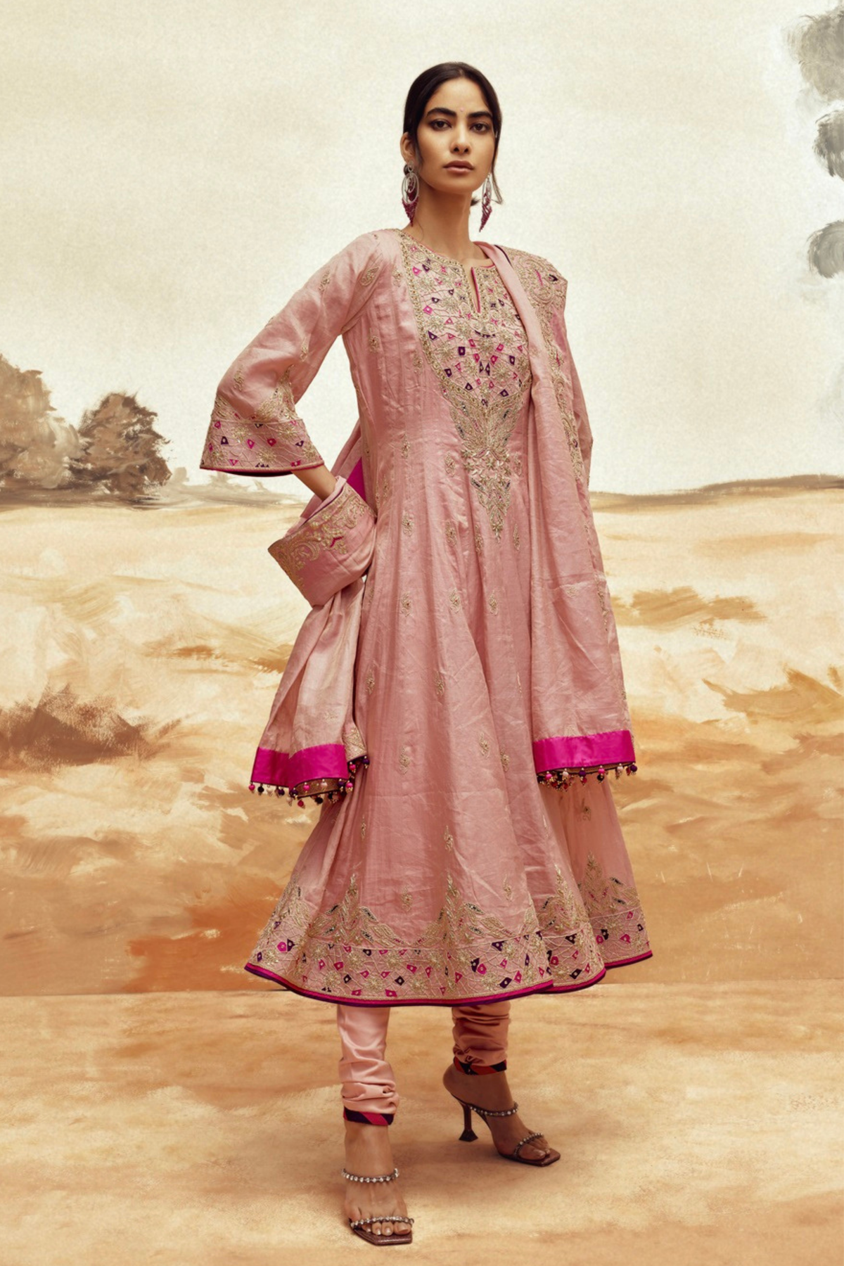 Johari Anarkali Set