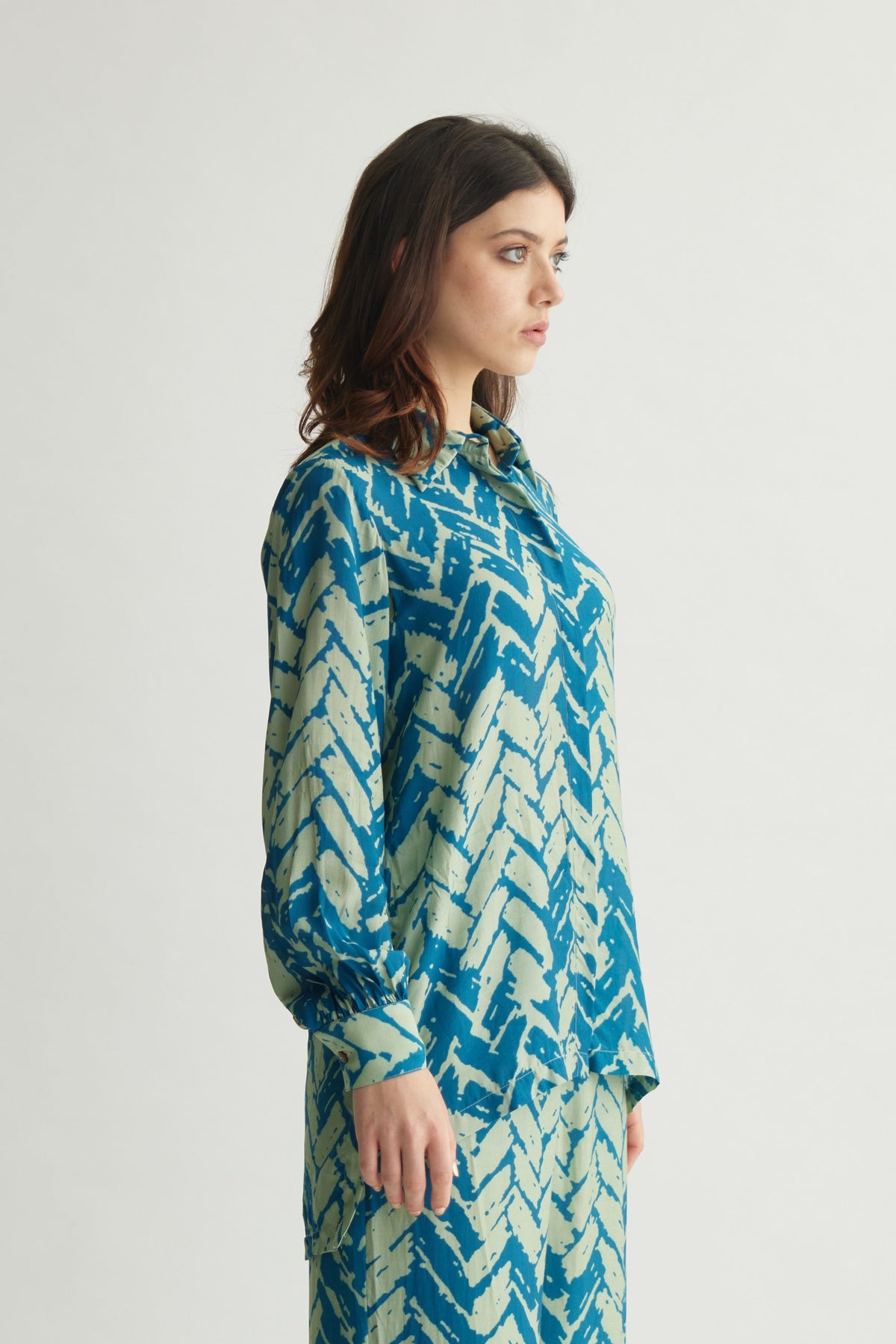 Blue Chevron Shirt