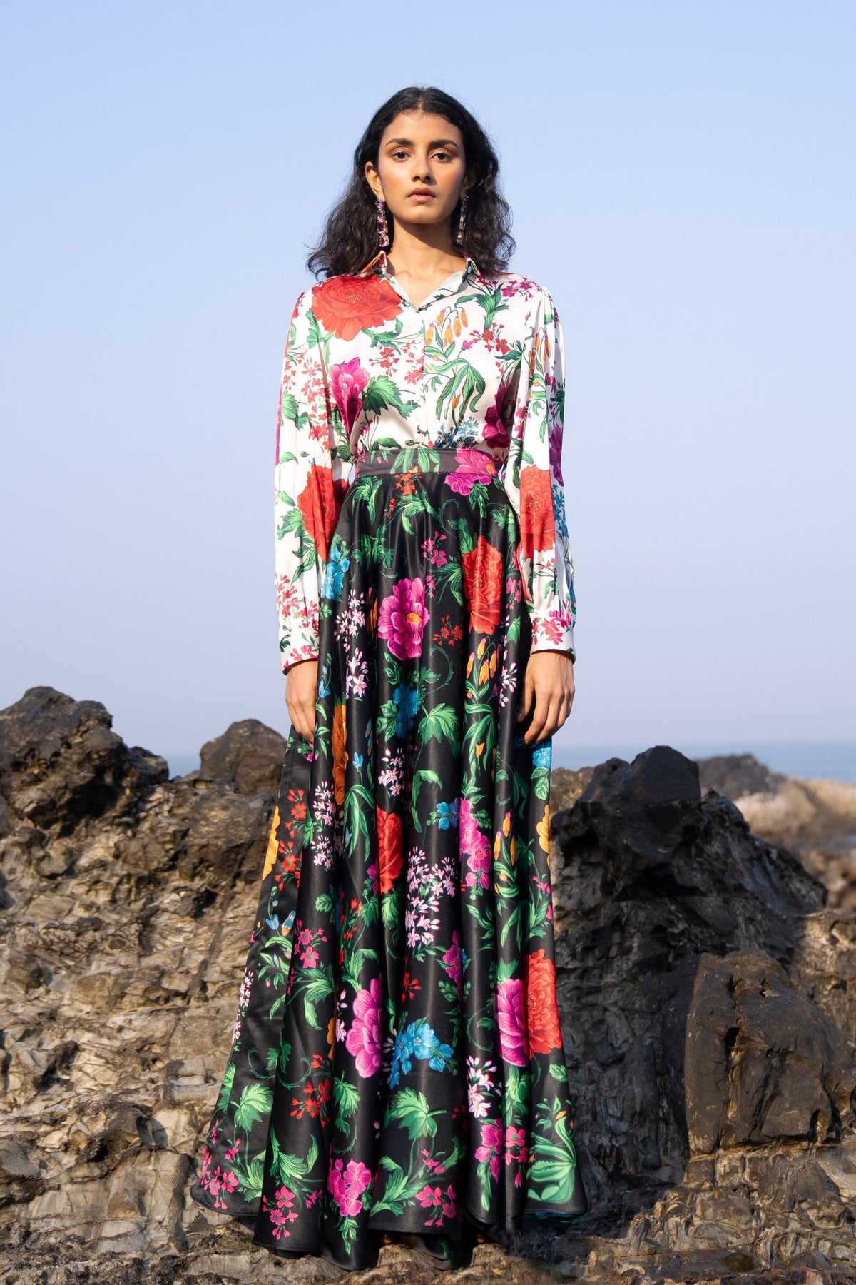 Floral Printed Maxi Co-ord Set