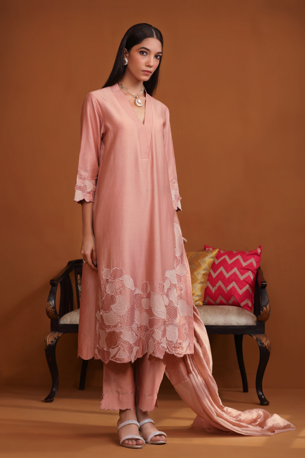 Pakeeza Nude Pink Suit Set