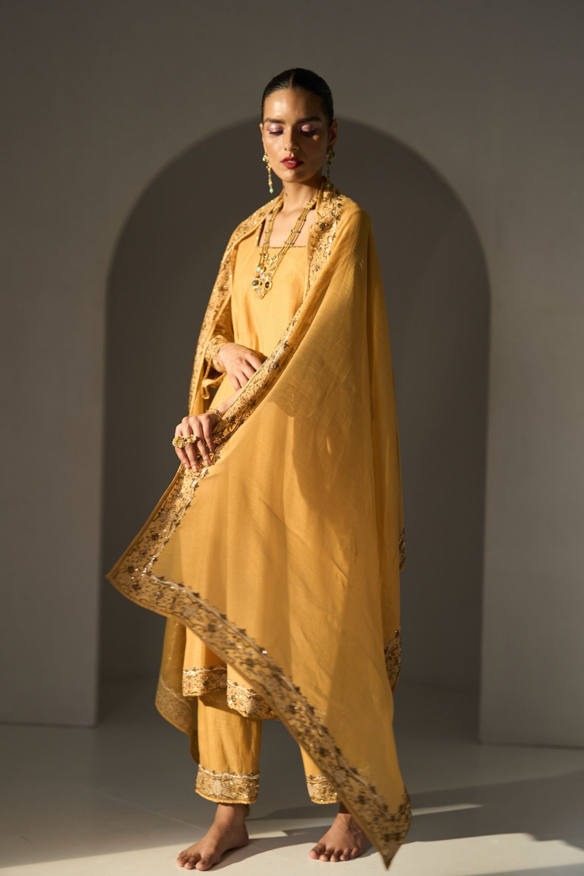 Yellow Pavit Kurta