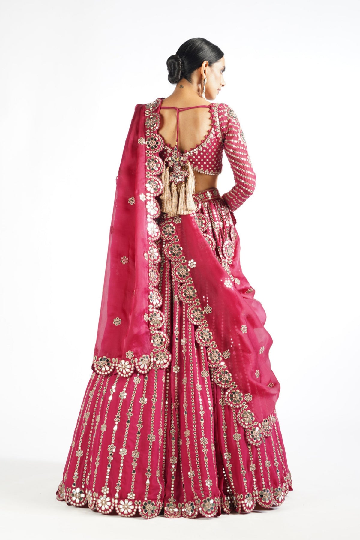 Mellow Wine Lehenga Set