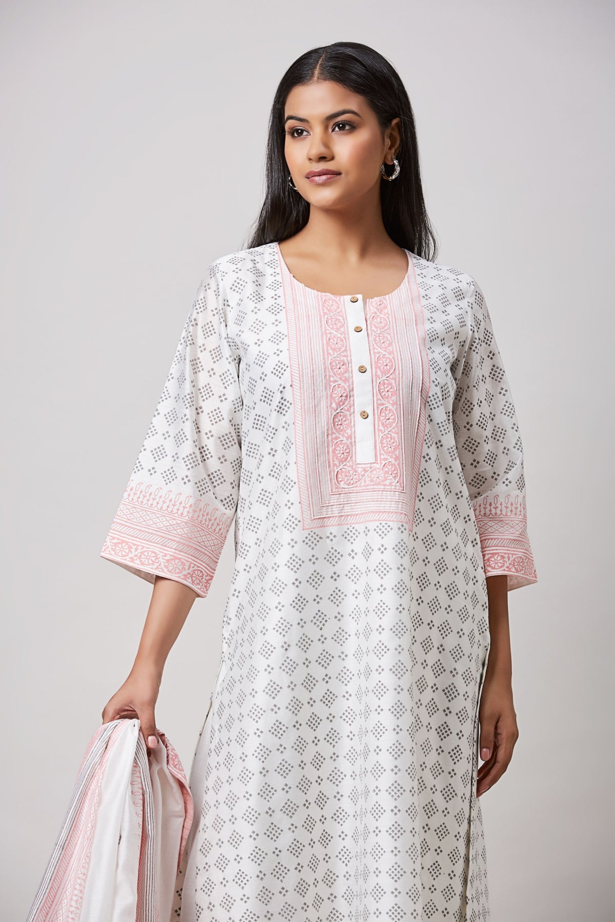 Block Printed Kurta Set