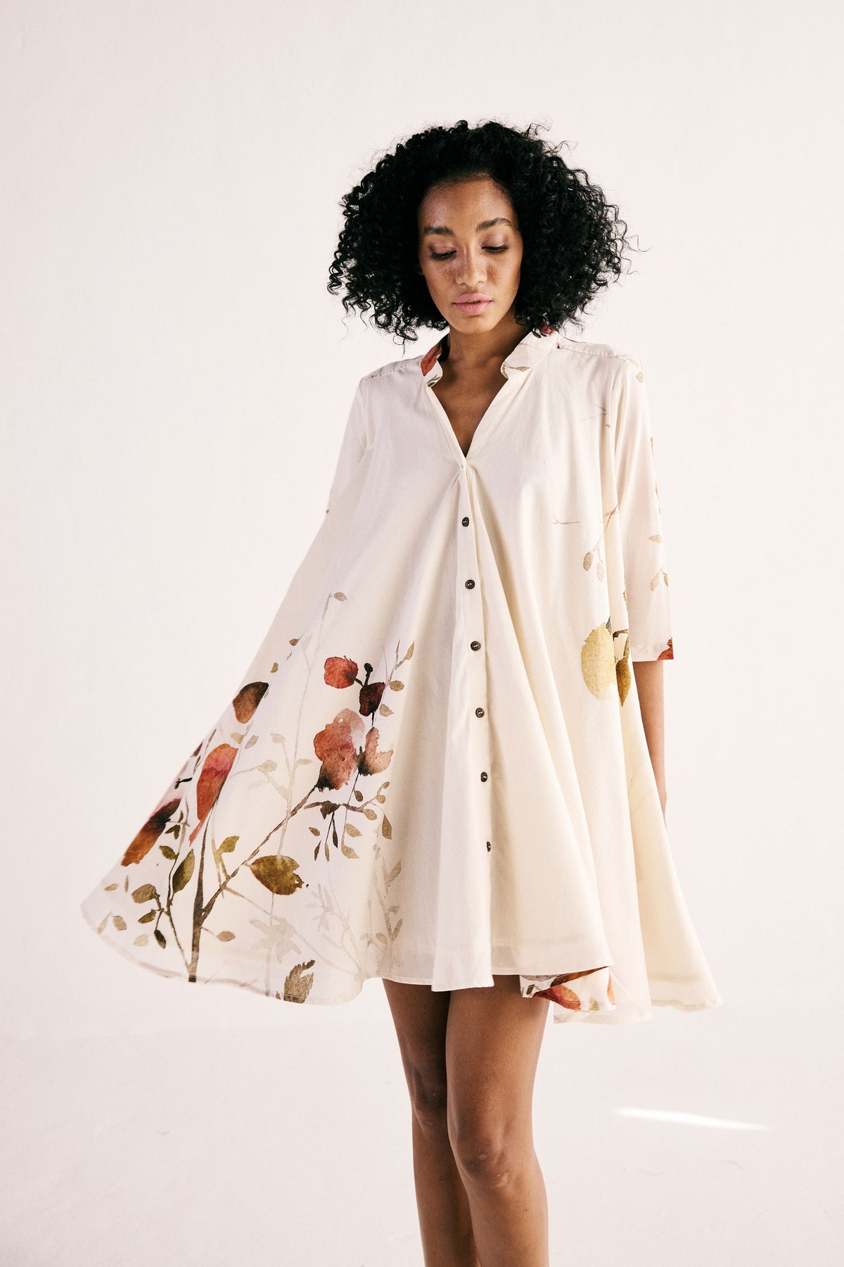 Hibiscus Swing Dress