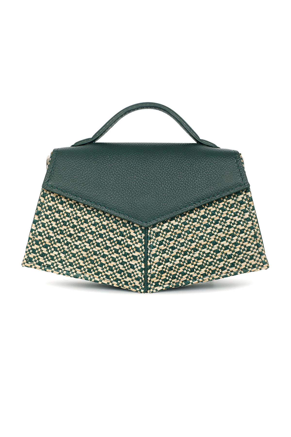 Kendal Raffia Teal Handbag