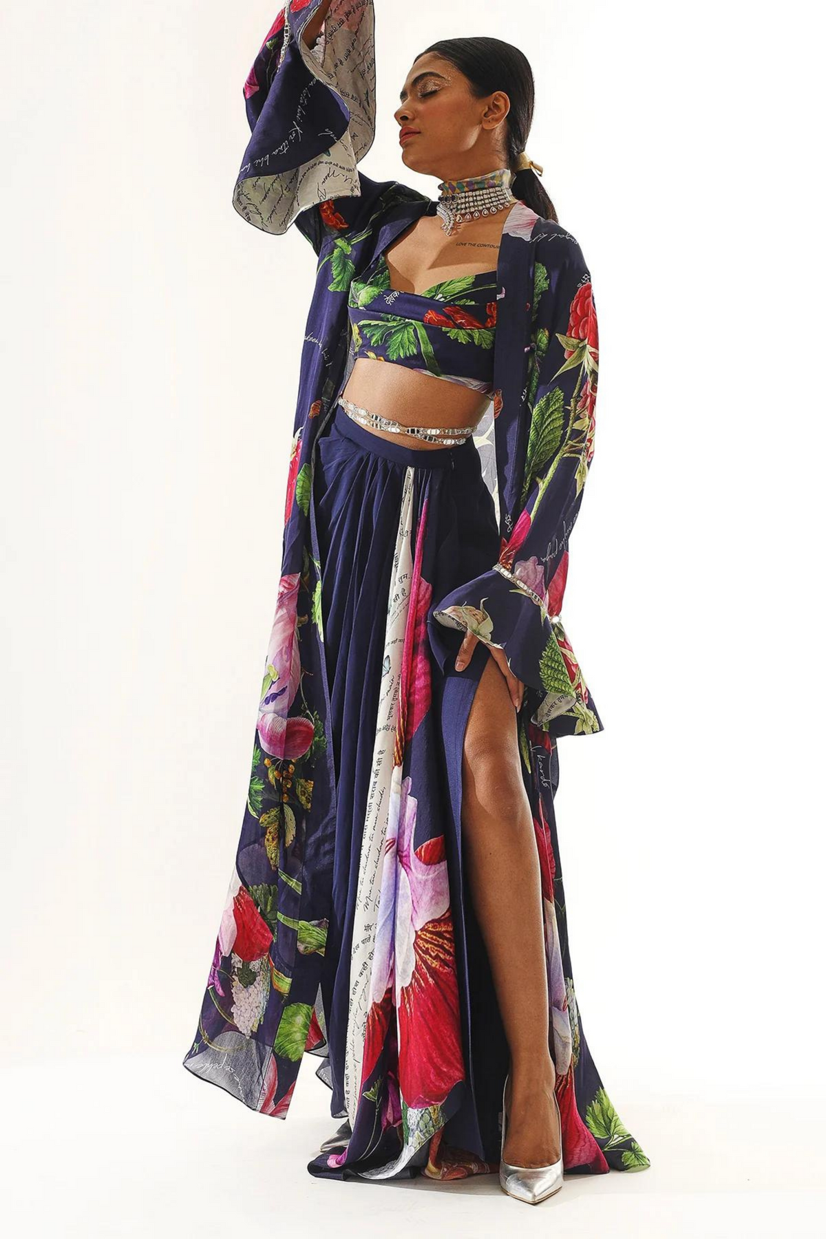 Mitali Printed Cape Set