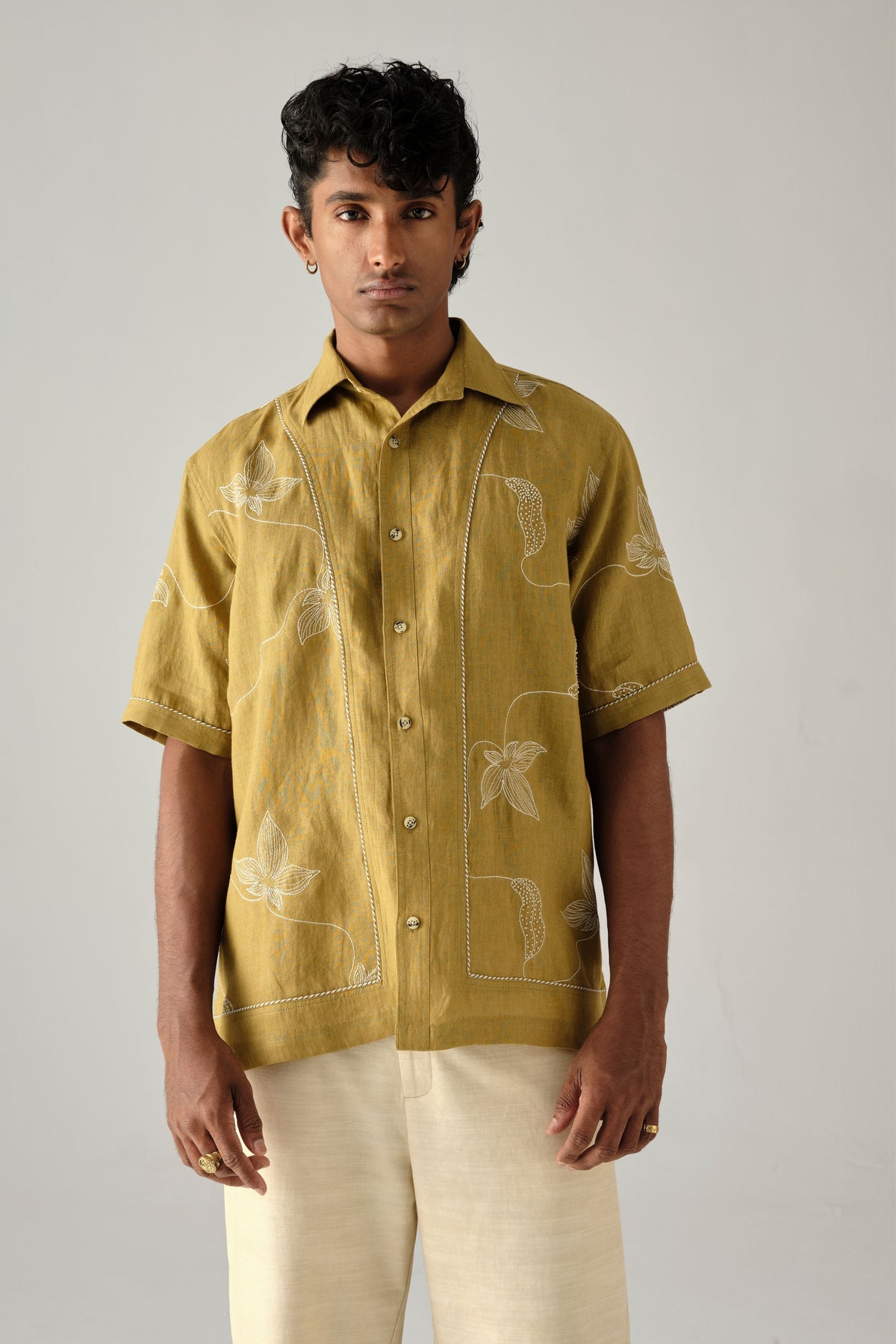 Floral Camo Mustard Folklore Shirt