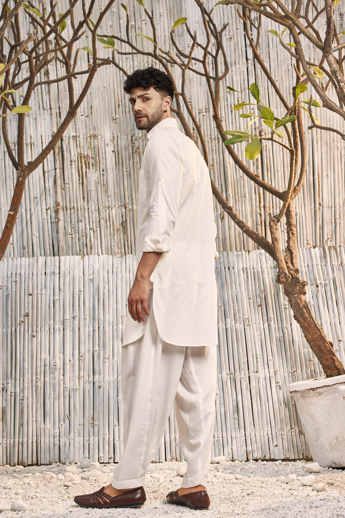 Cotton Pathani Kurta Set