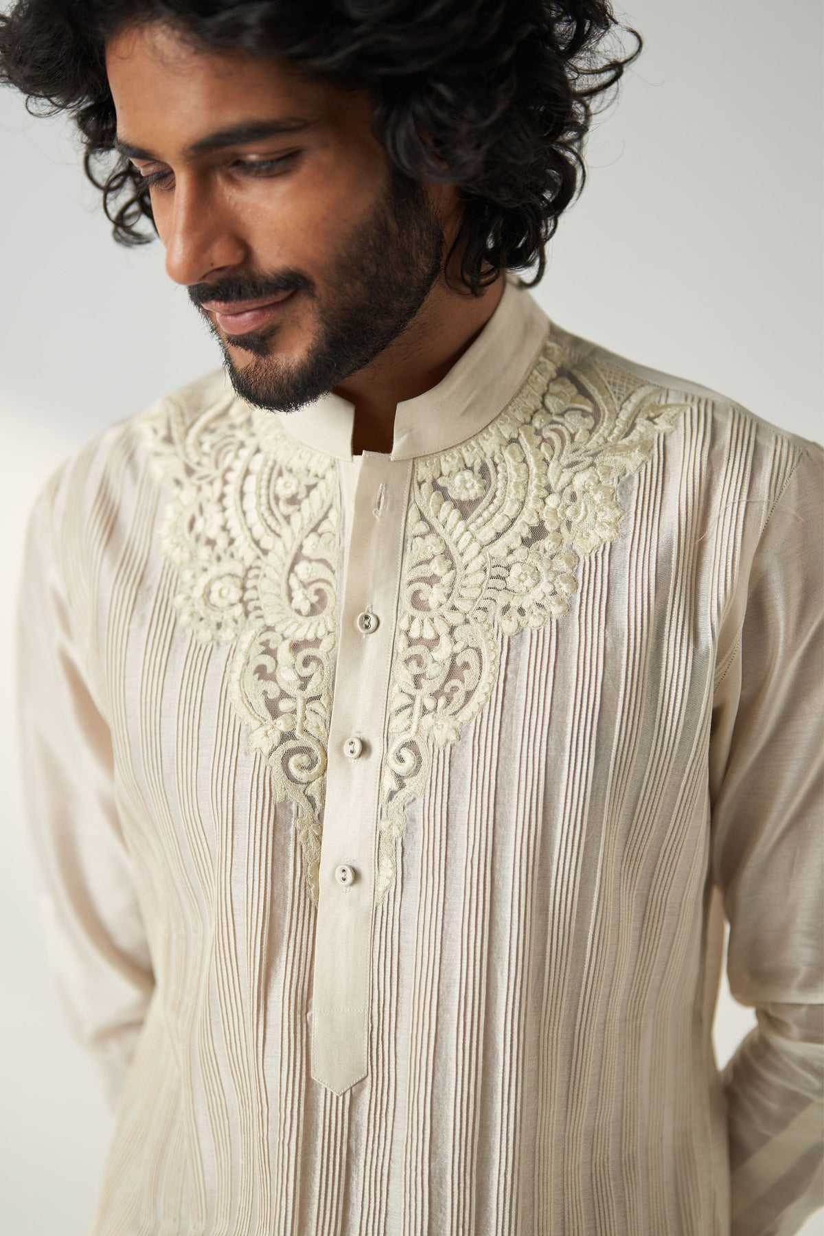 Ivory Ajal Kurta Set