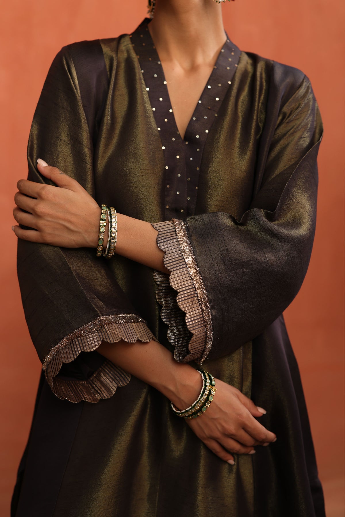 Steel Blue Tara Kurta Set