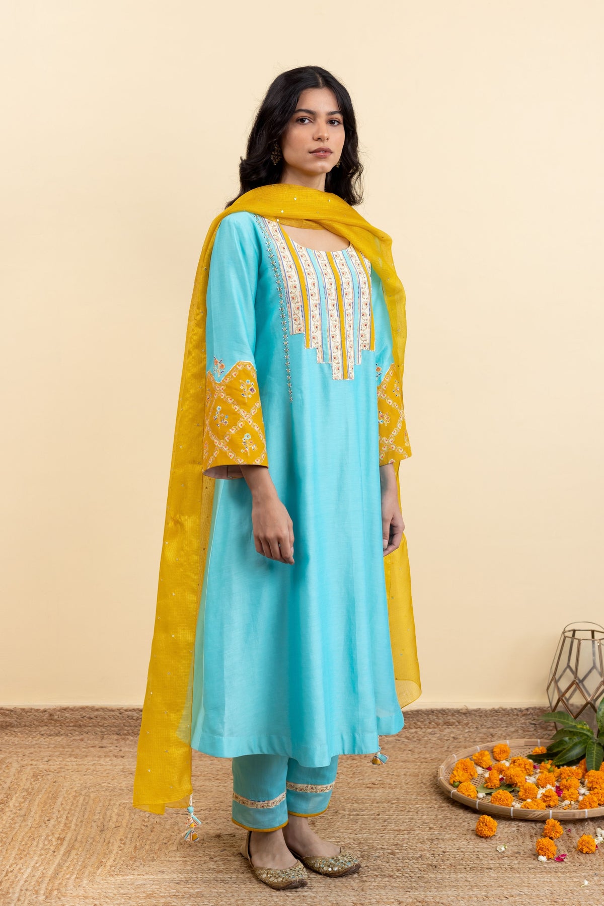 Blue Kira Kurta Set