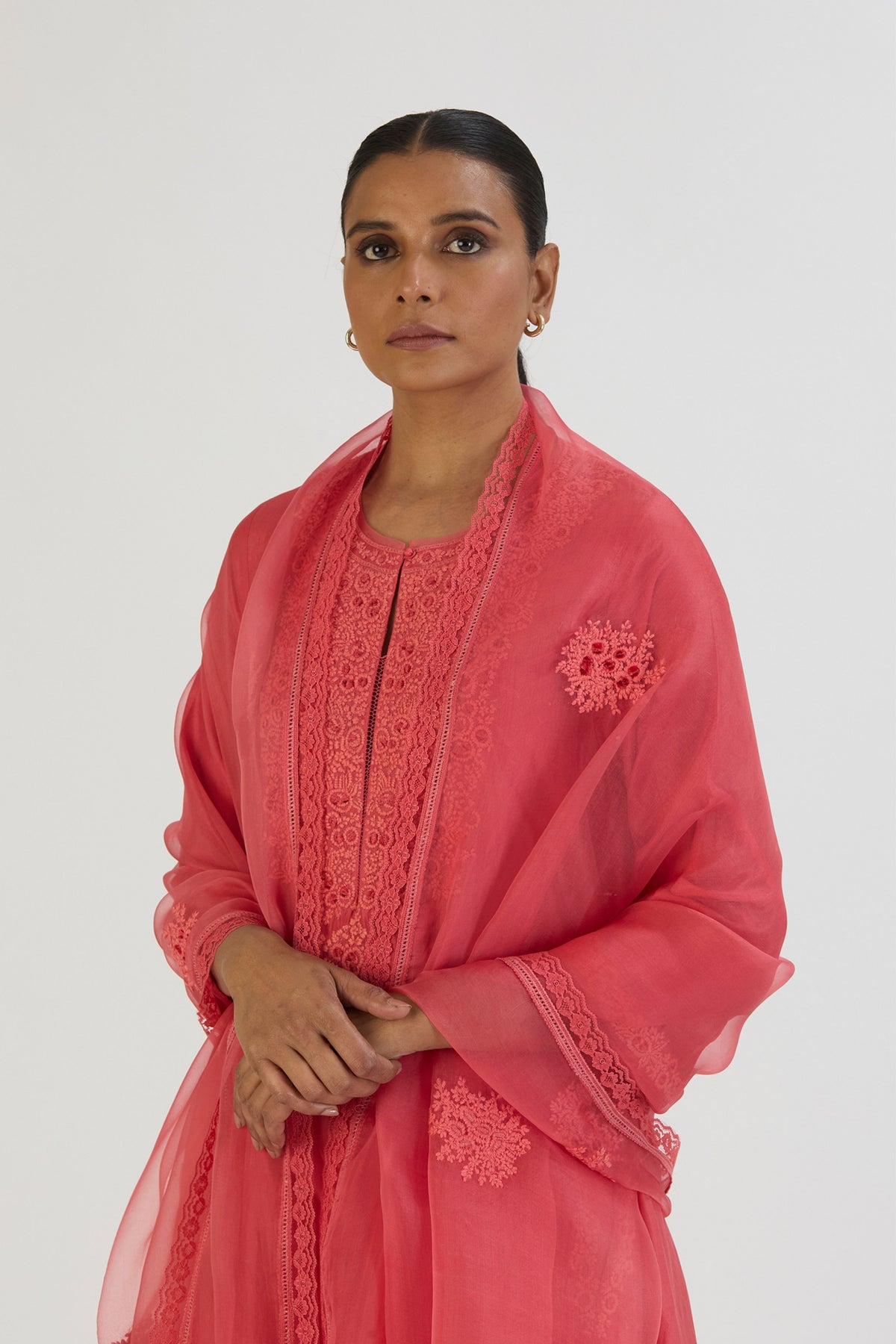 Coral Vaidehi Dupatta