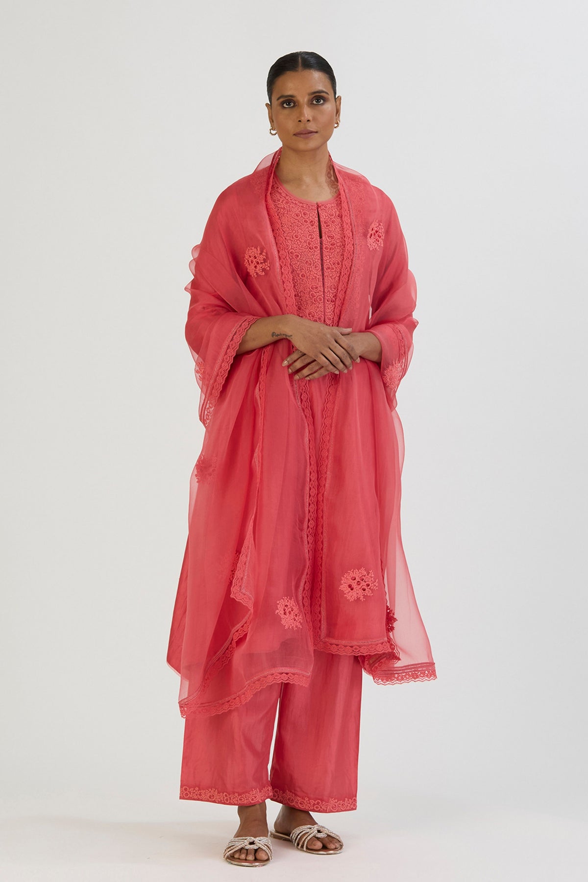 Coral Vaidehi Kurta and Pant