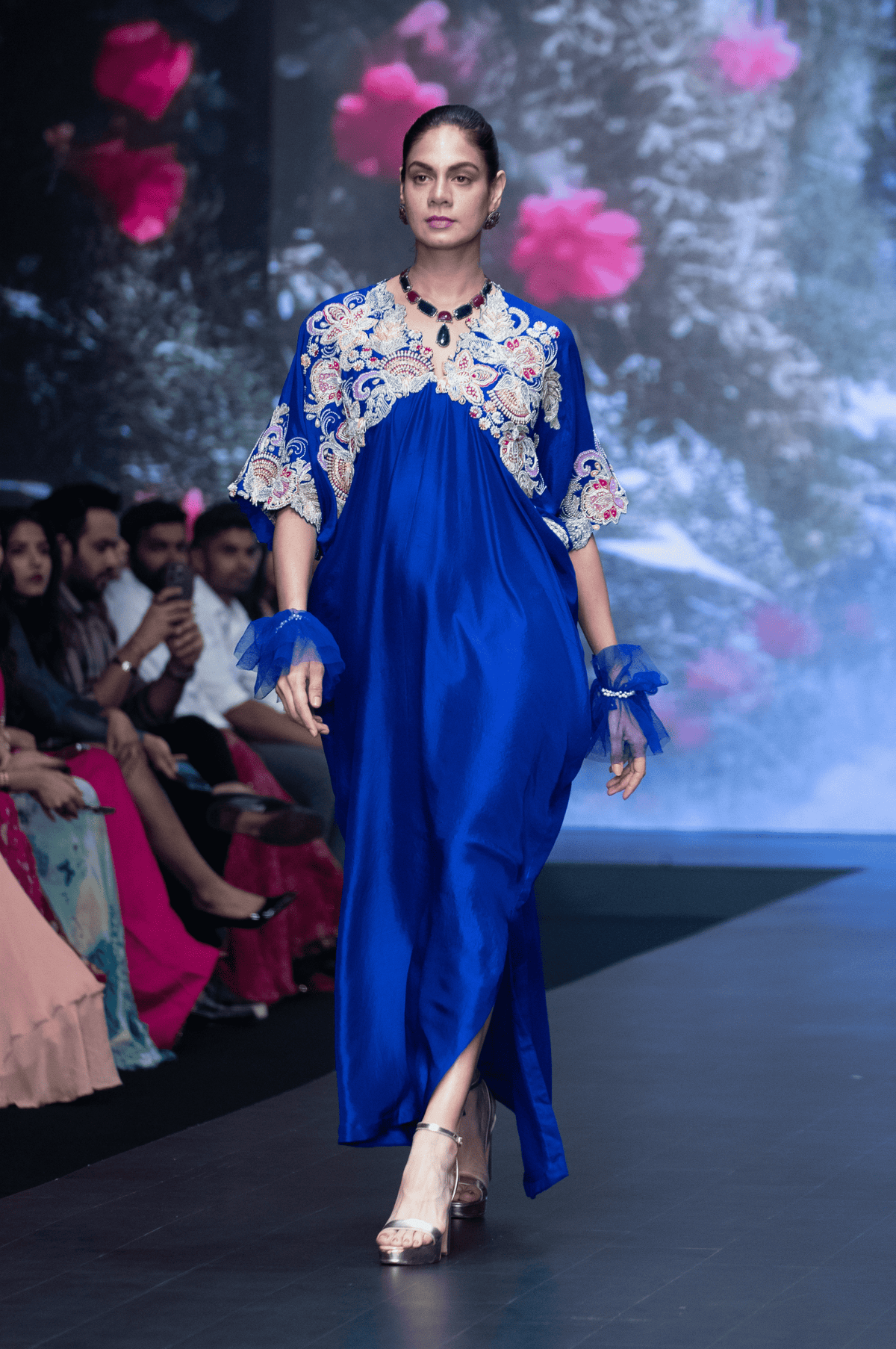 Royal Blue Tavishi Kaftan