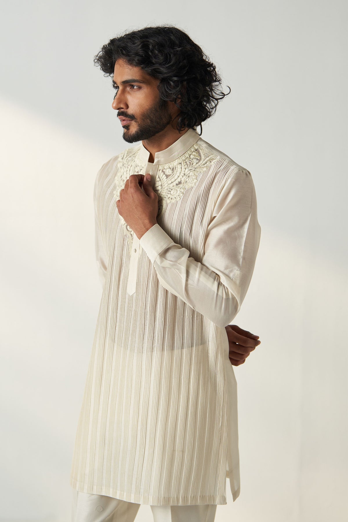 Ivory Ajal Kurta Set