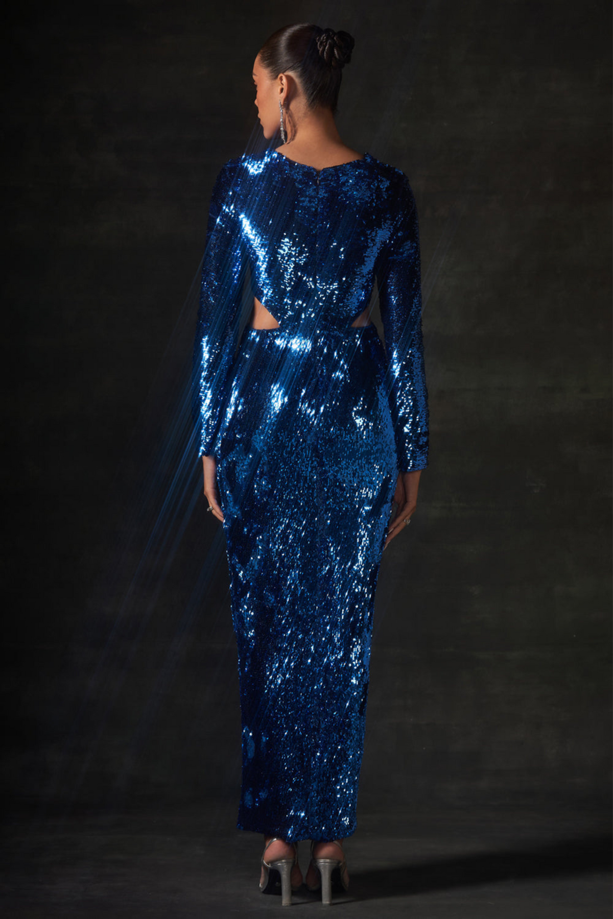 Cobalt Blue Sequin Dress