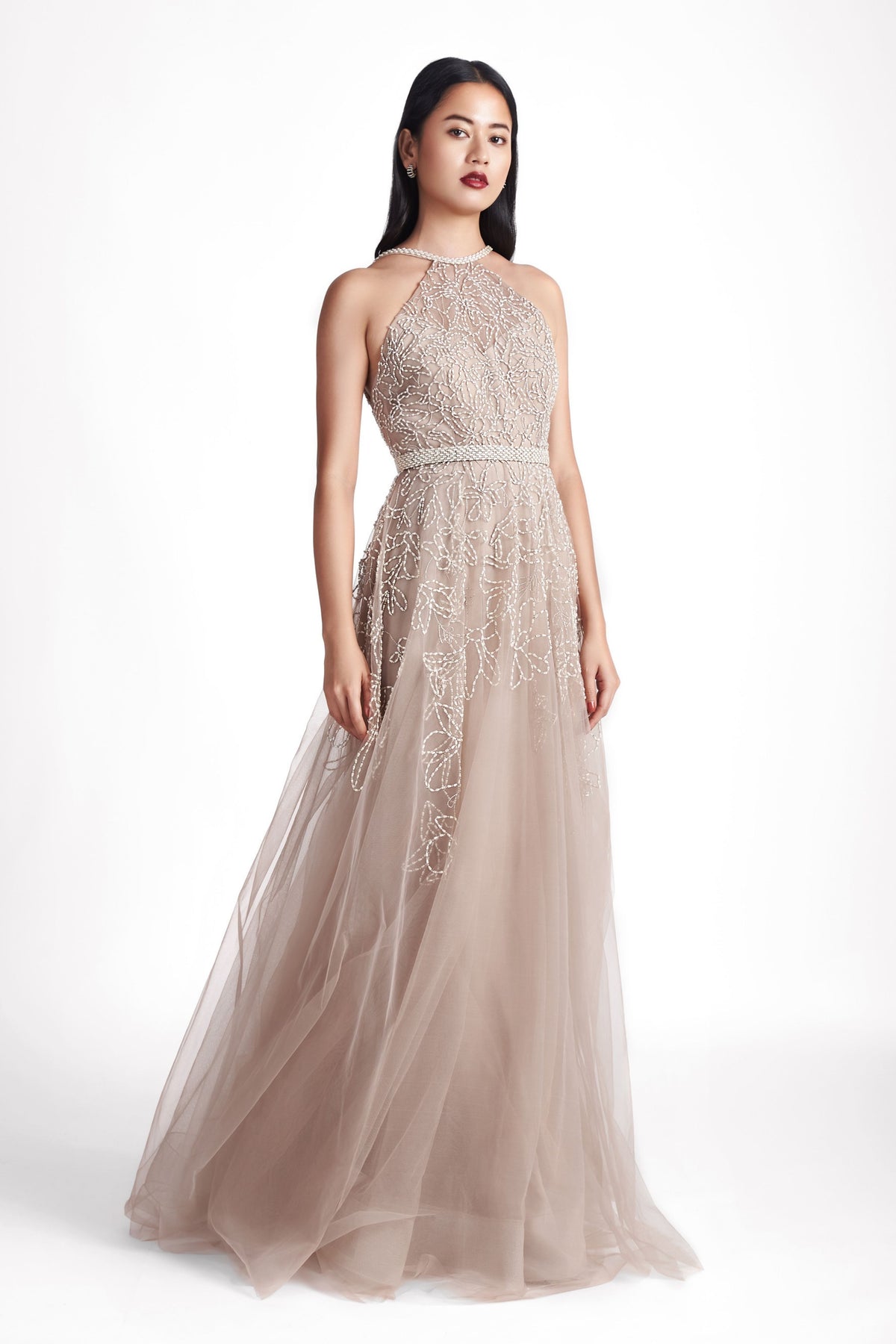 Grey Magnolia Gown