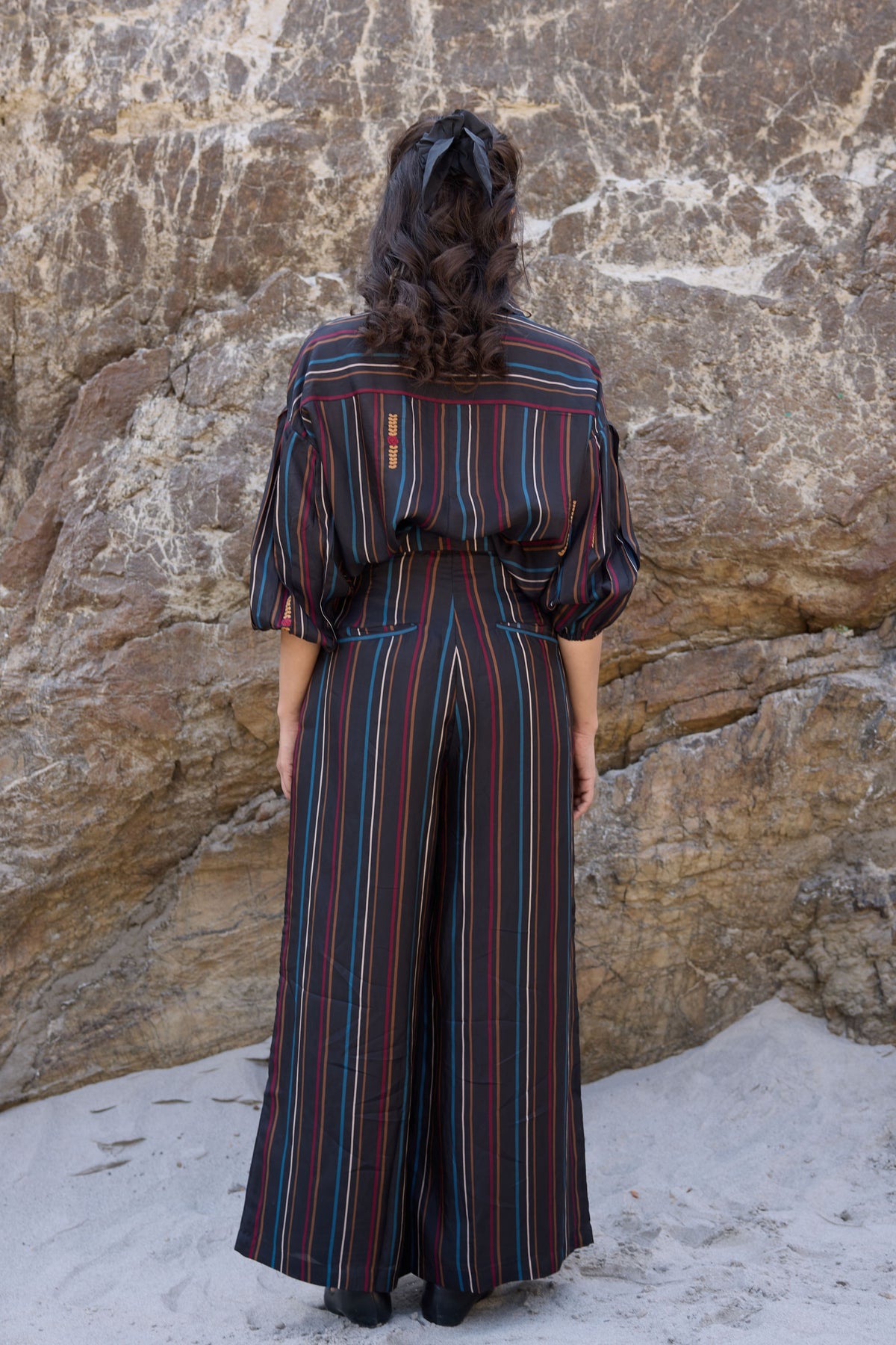 Black Striped Shirt