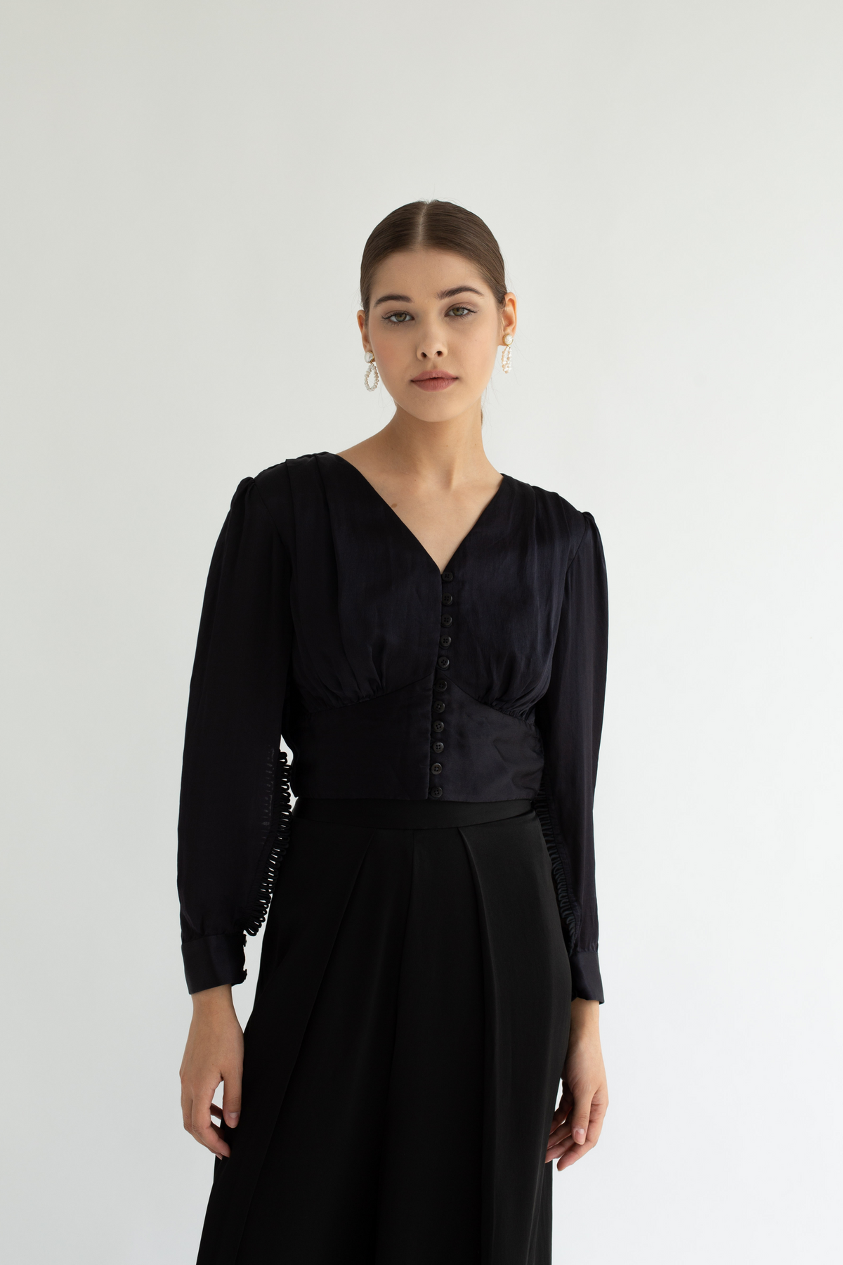 Rosa Black Blouse