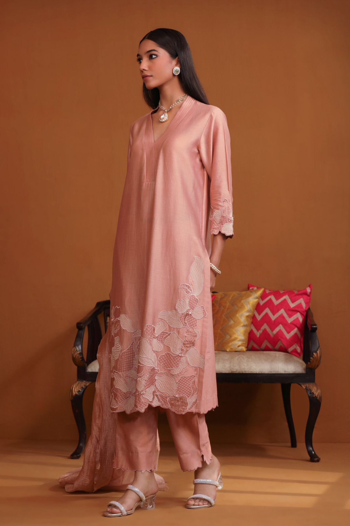 Pakeeza Nude Pink Suit Set