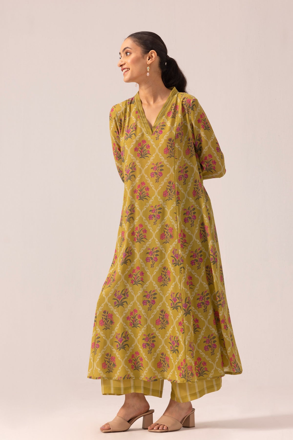 Thea Yellow Kurta Set