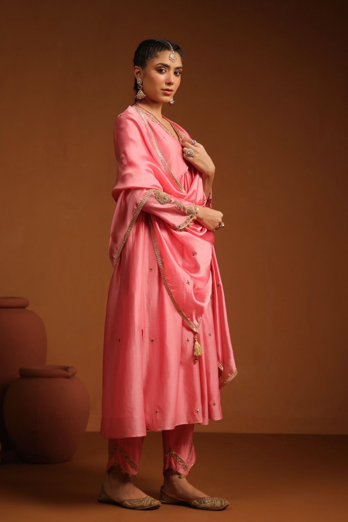 Gulaabi Kurta Set