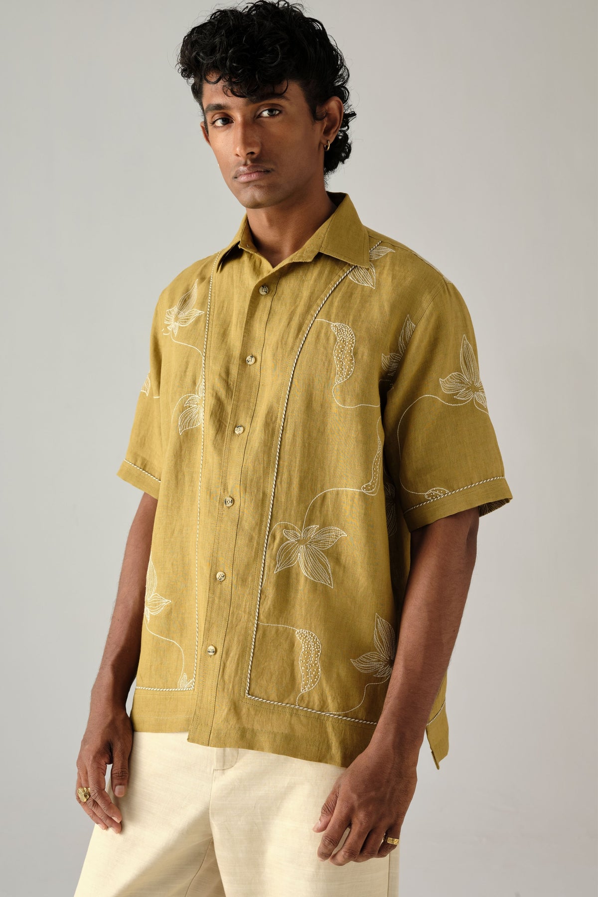 Floral Camo Mustard Folklore Shirt