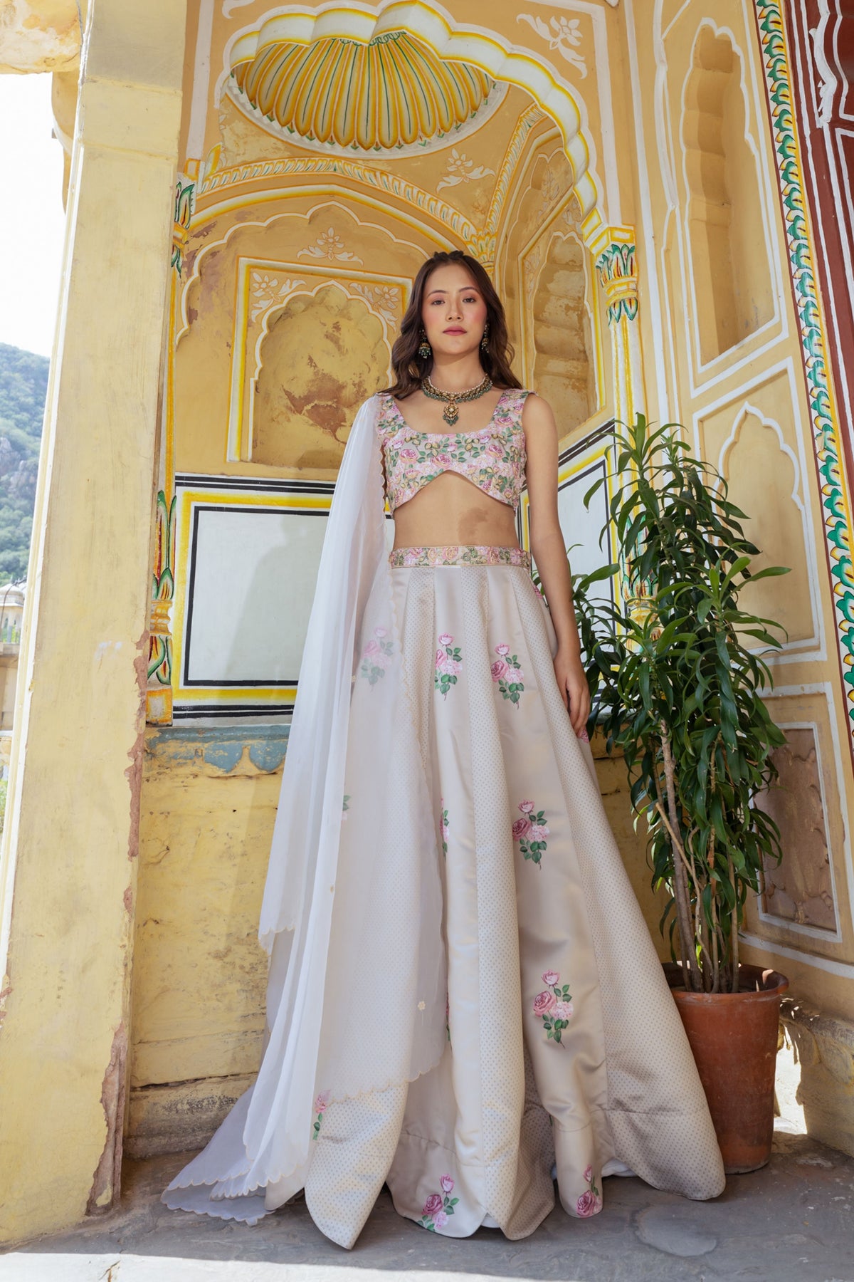 Moss Green Lehenga