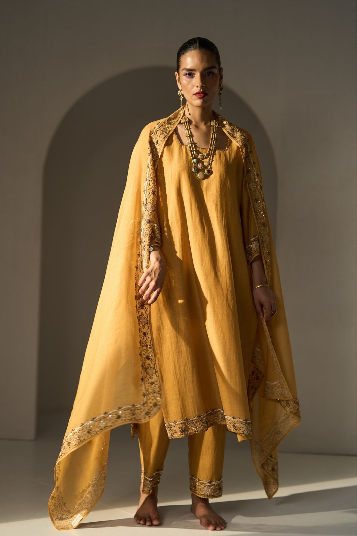 Yellow Pavit Kurta