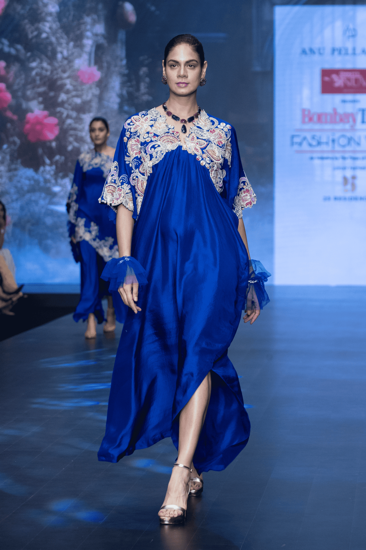 Royal Blue Tavishi Kaftan