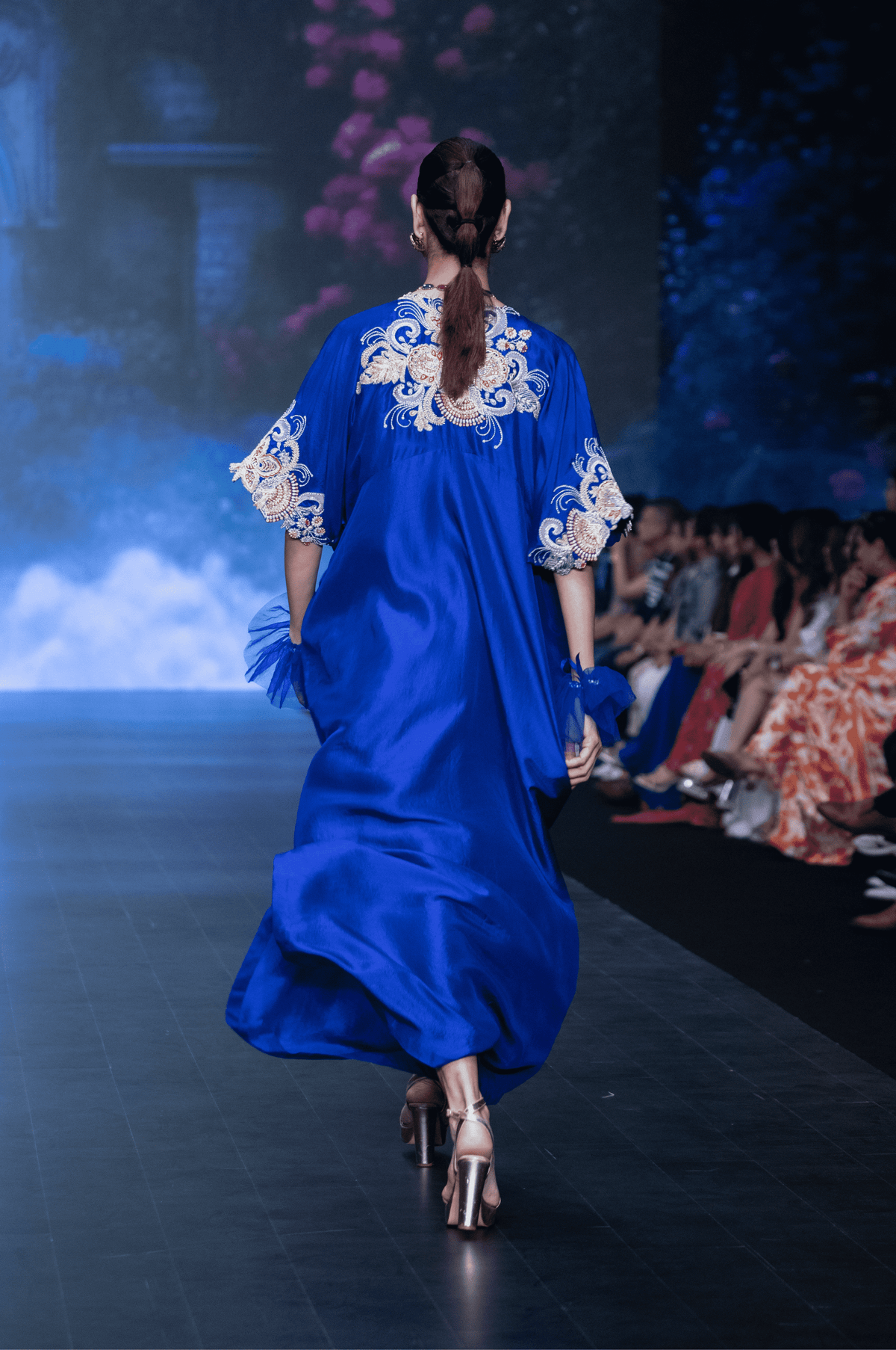 Royal Blue Tavishi Kaftan