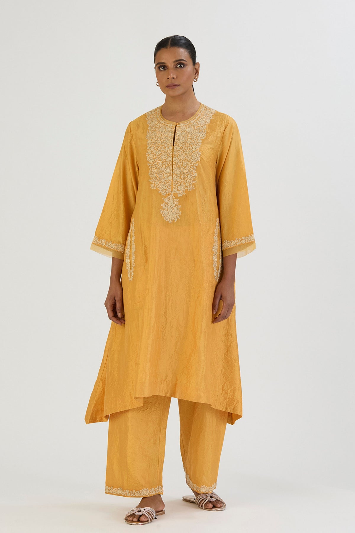 Yellow Vaidehi Kurta and Pant