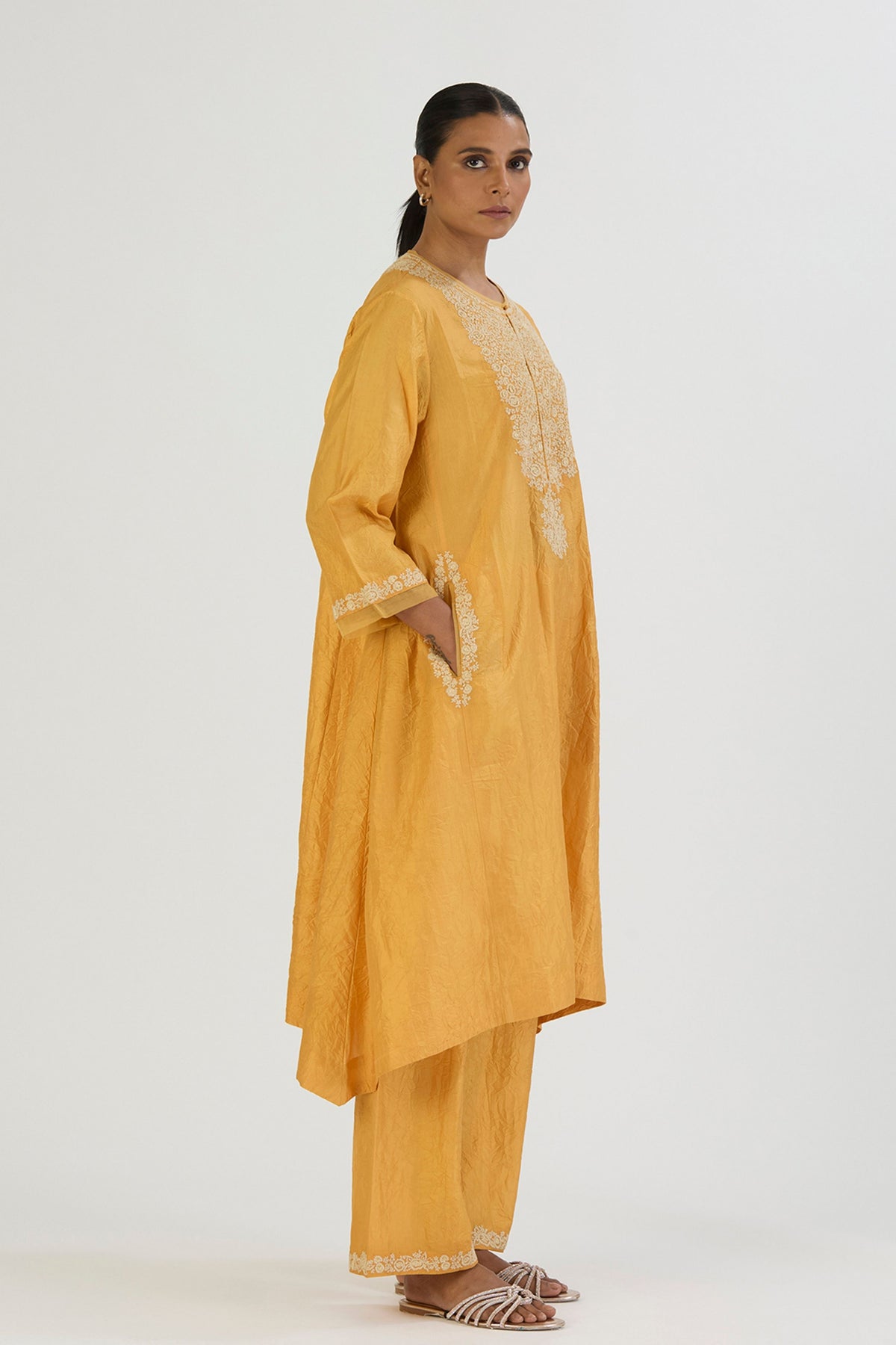 Yellow Vaidehi Kurta and Pant