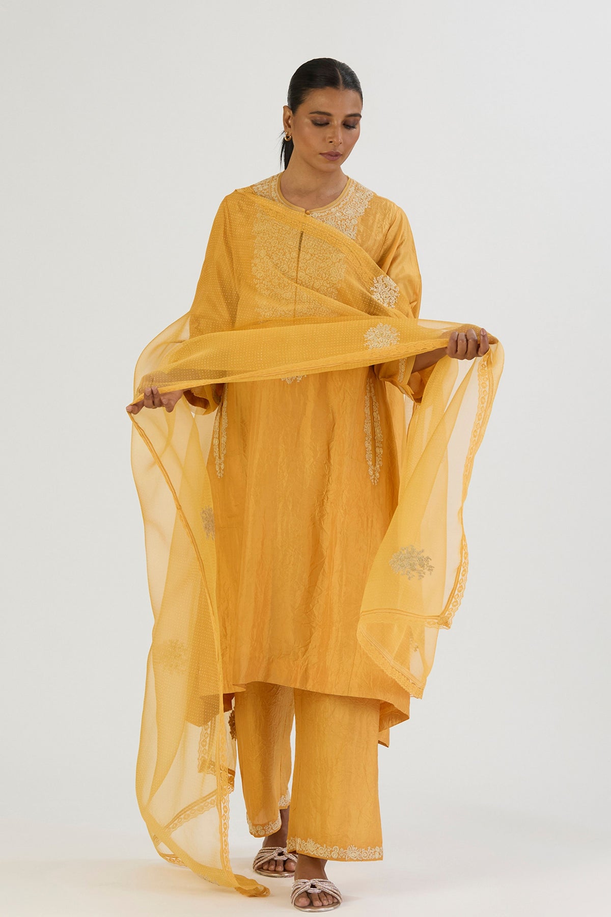 Yellow Vaidehi Kurta and Pant