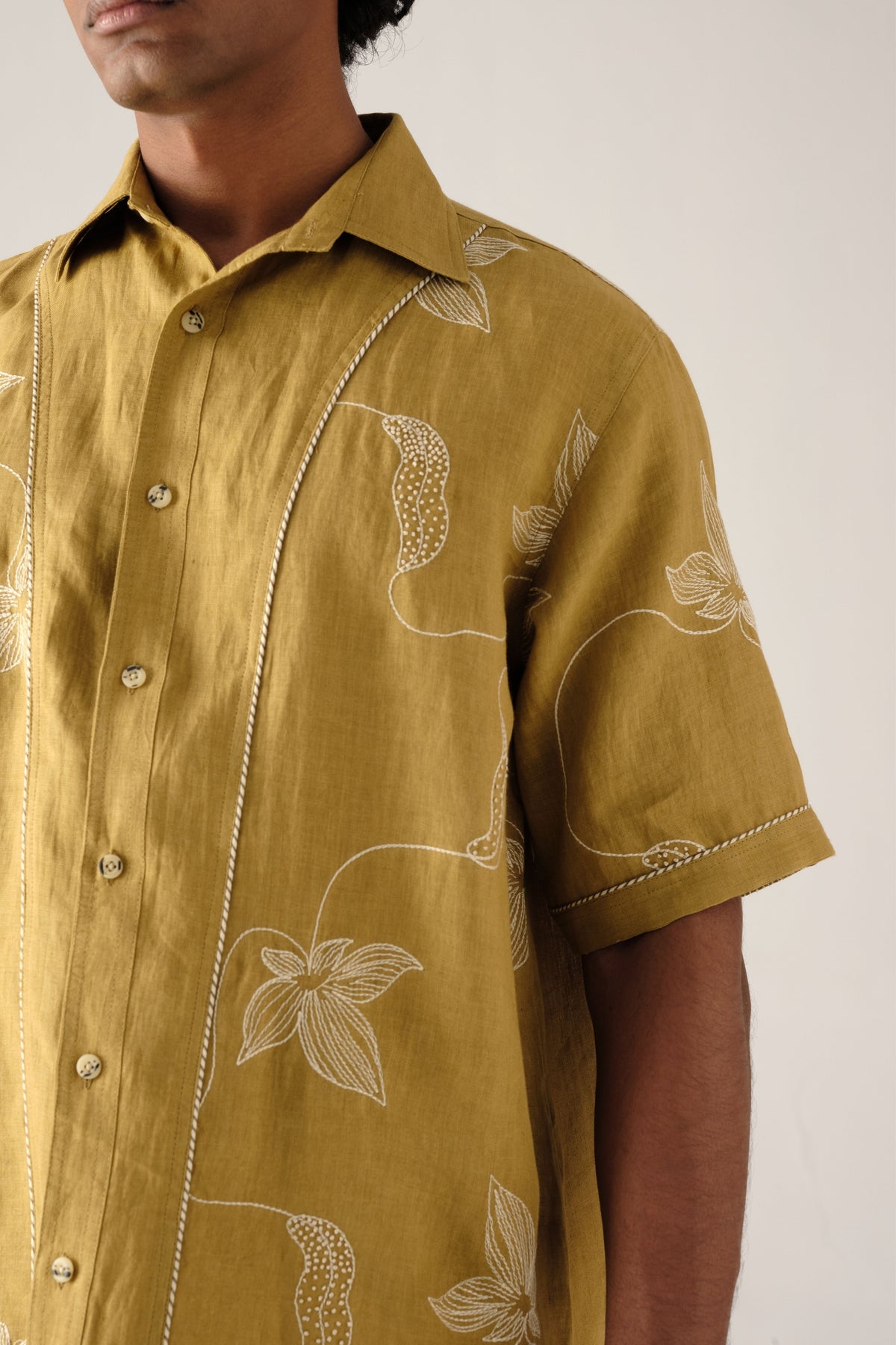 Floral Camo Mustard Folklore Shirt