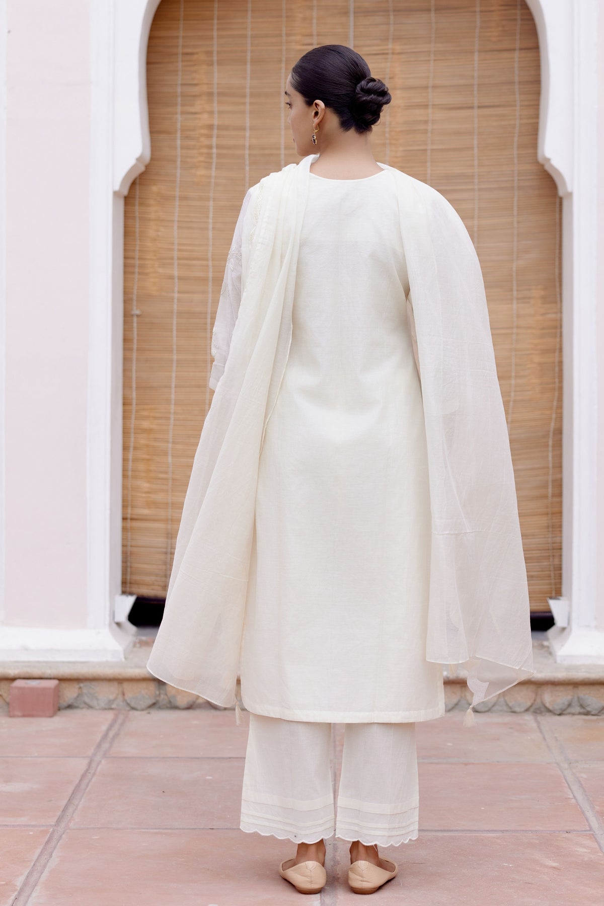 Swan Applique Kurta Set