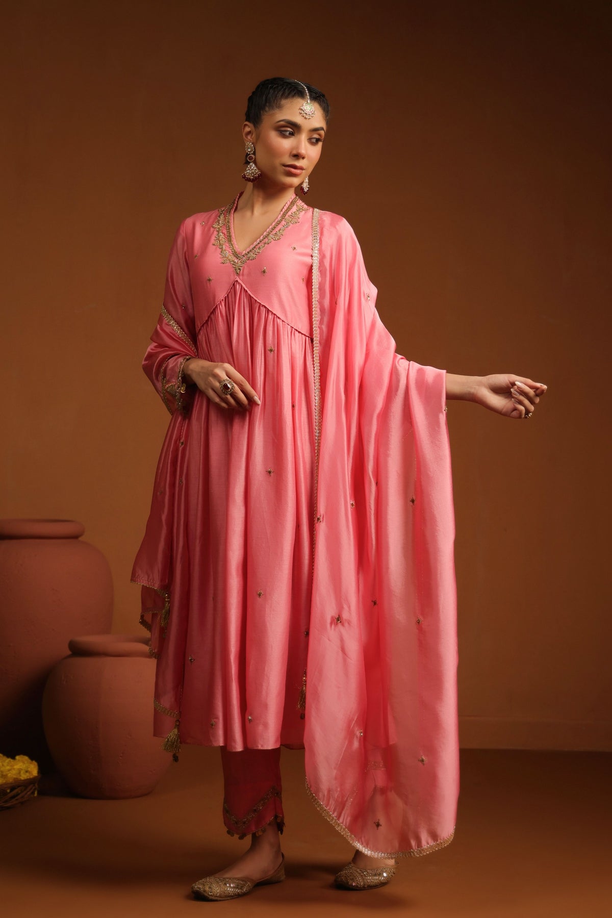 Gulaabi Kurta Set