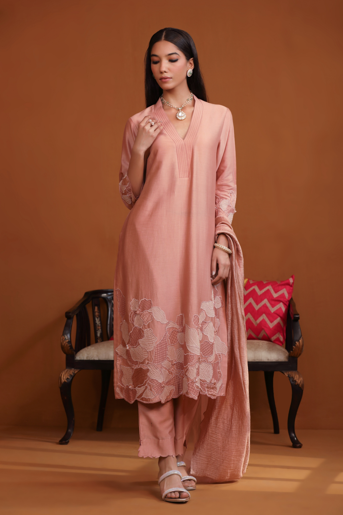 Pakeeza Nude Pink Suit Set