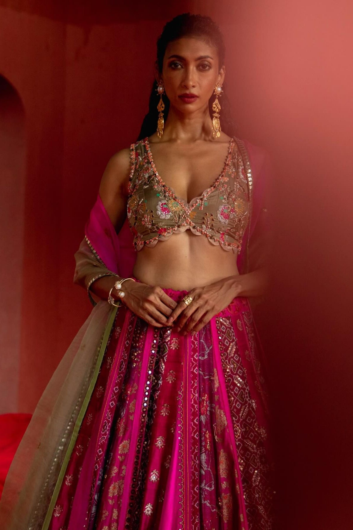 Pink Lehenga Set