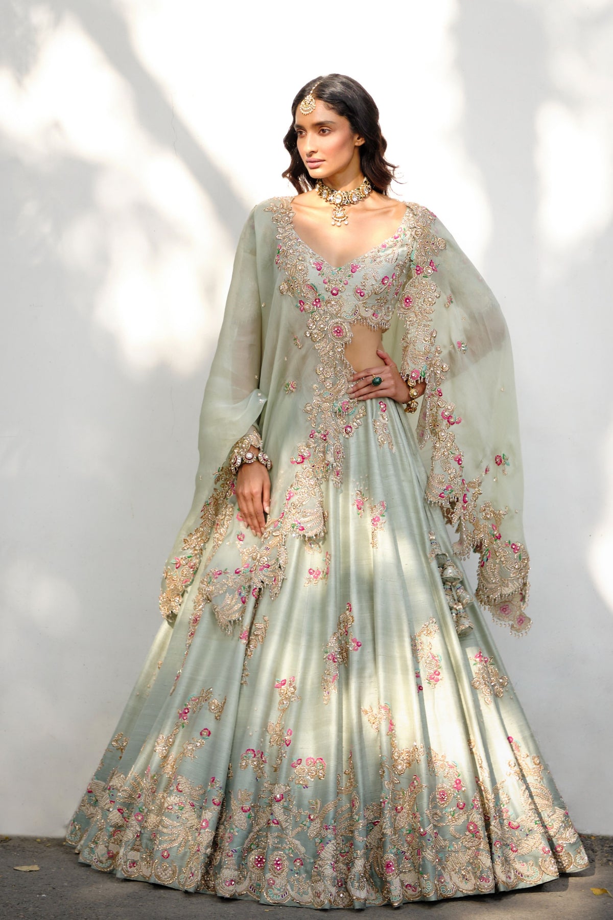 Rachel Raw Silk Lehenga Set