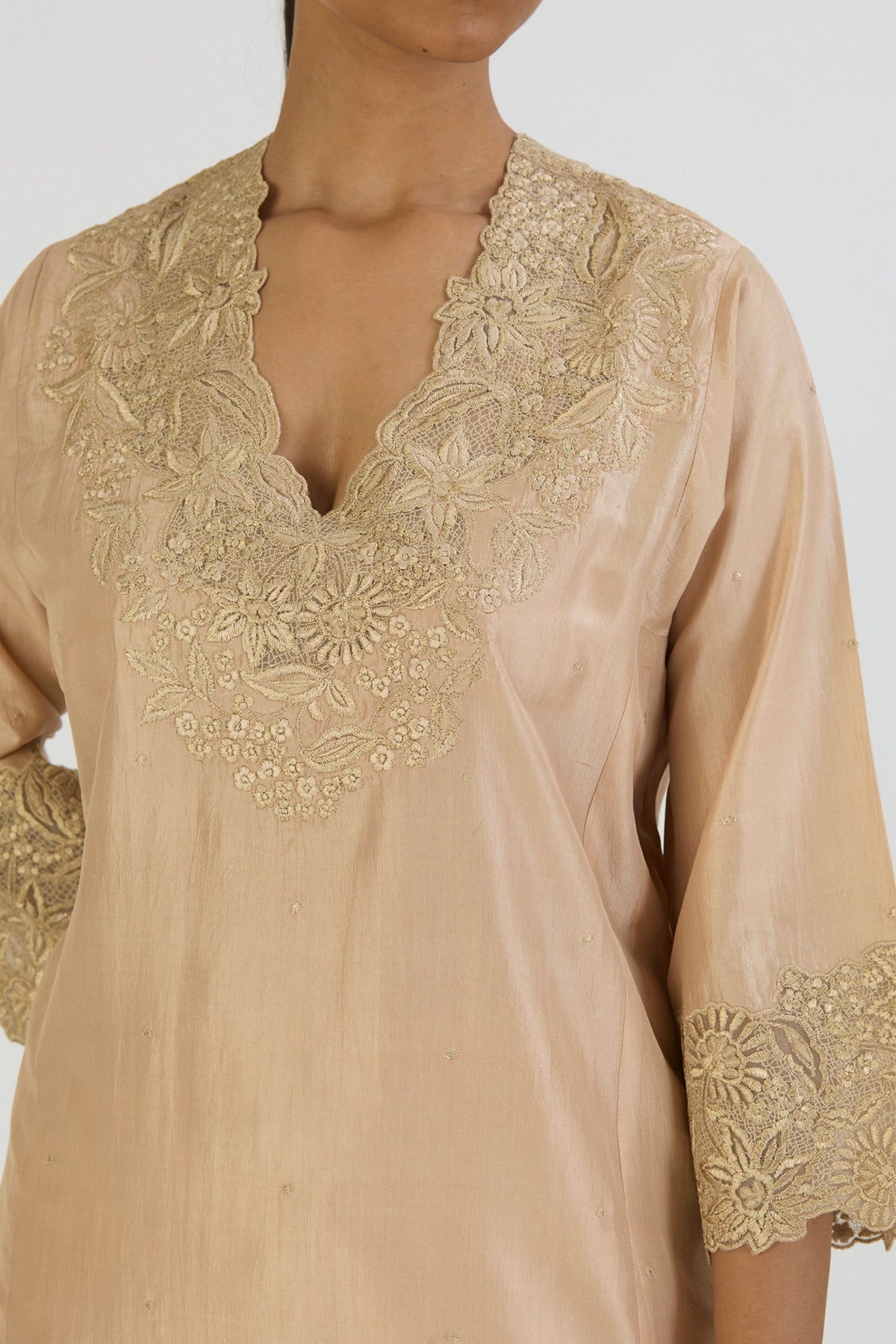 Beige Vriti Kurta and Pant