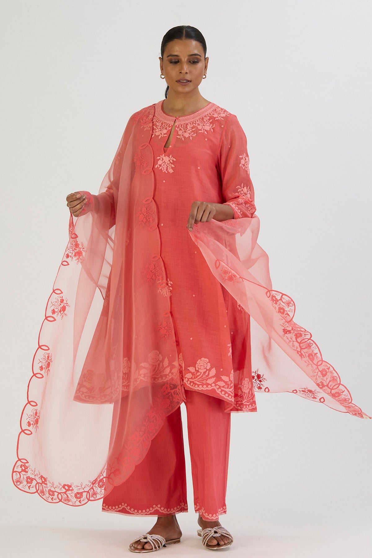 Pink Yami Dupatta