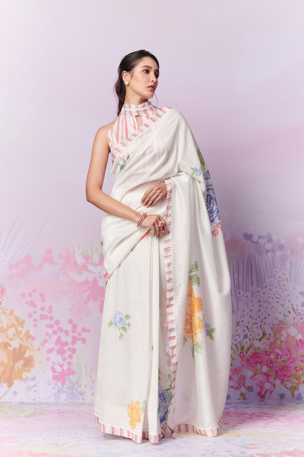 Summer Rose Saree