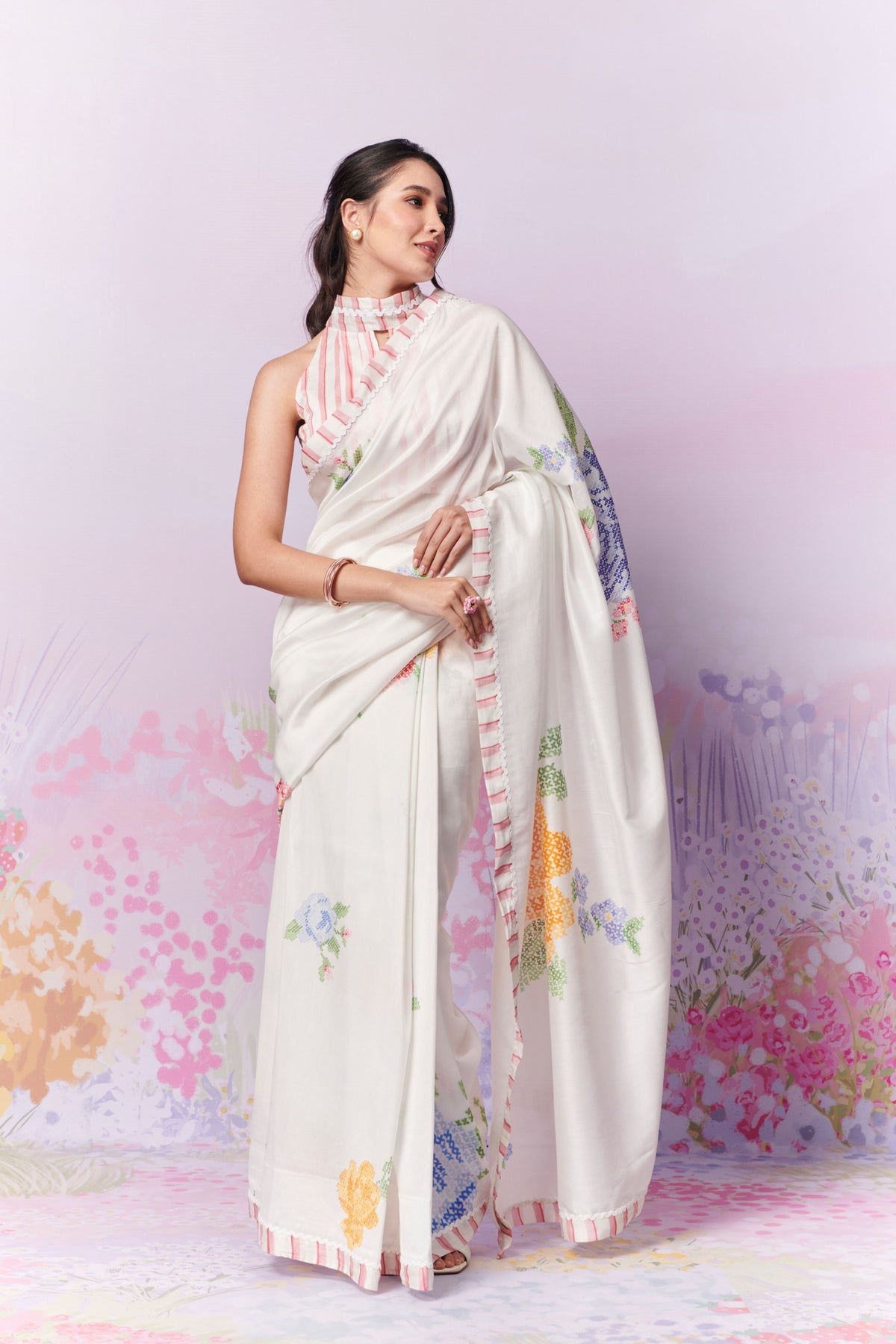 Summer Rose Saree